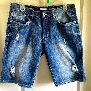 WT02 Men’s Skinny Denim Shorts